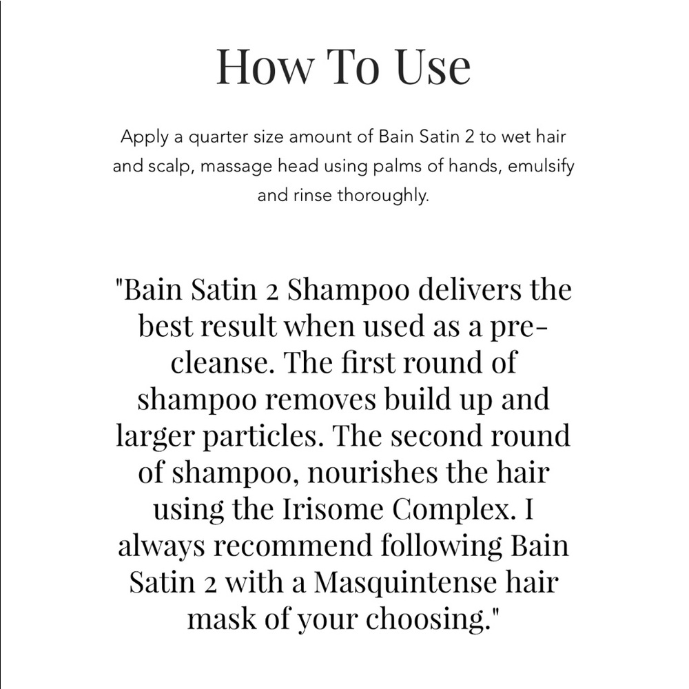 Kerastase Nutritive Bain Satin 2 Shampoo - Picture 4 of 5